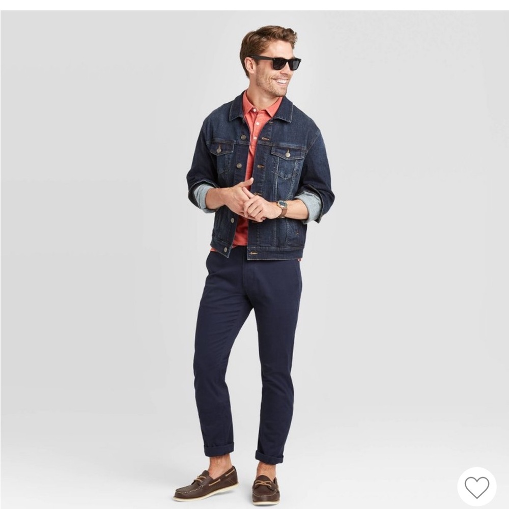 3 Pairs of Men's Every Wear Slim Fit Chino Pants